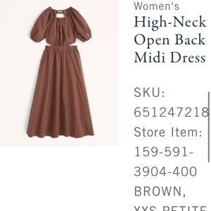Abercrombie Dress, XXS